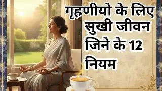 गृहणियो के लिए 🥰 सुखी जीवन जिने के 12 नियम  #motivation 