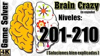 𝐁𝐑𝐀𝐈𝐍 𝐂𝐑𝐀𝐙𝐘: IQ Challenge Puzzle | Nivel 201-210 [ESPA&Ntilde;OL]