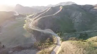 Malibu PCH drone shot