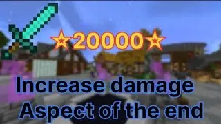 How to increase damage of Aspect of the end in fakepixel skyblock. #minecraft #fakepixel
