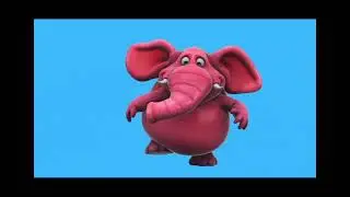 Hickory Dickory Dock | Funny Elephant and Pink Elephant | Nursery Rhymes 🐘🐘