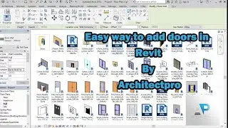 Best and Easy  way to import and place doors in Revit by ArchitectsPro