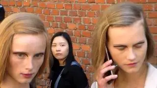 Top Model Rianne Van Rompaey & Julie Hoomans @ FENDI show 24 september 2015 Milan Fashion Week