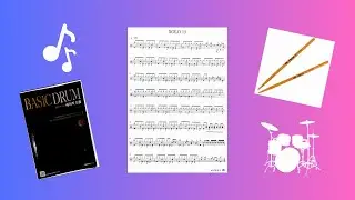 Book 1, Solo 15 - Basic Drum by Pumpkin #drumset #drumsetfill #drumsetsolo #percussion #drummer