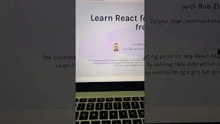The Ultimate React⚛️ Course For Free with 8 projects Scrimba.com #reactjs #react