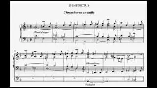 François Couperin - Benedictus - Chromhorne en taille (Messe à l'usage des Paroisses)