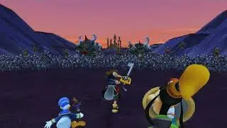 Kingdom Hearts Scherzo Di Notte MashUp Hollow Bastion Battle Theme MashUp (Mix)