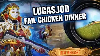 LUCASJOD Almost Won! | Epic FAIL Chicken Dinner | BGMI Highlights😅