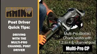 Rhino Multi-Pro Channel Post Driver: Efficient Installation for Various Posts