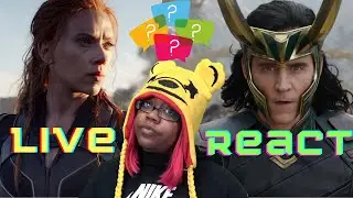 *NEW*LOKI AND BLACK WIDOW TRAILER | LIVE REACTION