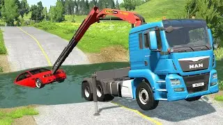 Cars vs Deep Water #6 &ndash; BeamNG.Drive