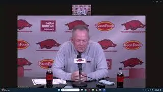 LIVE: Bobby Petrino hosts first presser as Hogs coach, prepares to play Tennessee Volunteers
