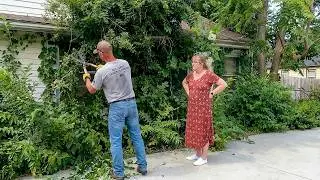 A JUNGLE Took Over Her House.. So I Transformed the Entire Yard