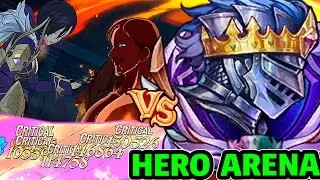 IMAGINA ENFRENTAR ISSO! ESCANOR E MERLIN ANIQUILA O HERO ARENA! - The Seven Deadly Sins Grand Cross