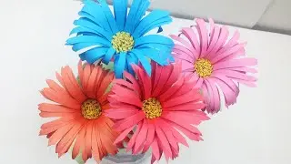 #shorts Aster Flowers / How to Make Aster Flower out of Colour Paper