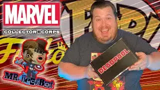 DEADPOOL Marvel Collector Corp March 2021 Funko Pop Unboxing | Amazon Subscription