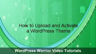 WordPress Training Perth - Selecting and Installing a WordPress Theme