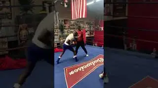 DeMarcus &ldquo;Chop-Chop&rdquo; Corley on the mitts with Luis &ldquo;Nachito&rdquo; Trevi&ntilde;o