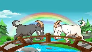 Two Silly Goats | Two Wise Goats | Moral Stories For Kids I Popular Nursery Moral Story