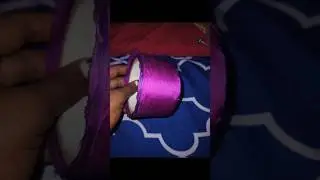 Ribbon making home 🎀🤩# shortvideo #ribbon# craft ideas # trending #mSmvlog #