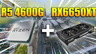 Combine un Ryzen 5 4600g con una Rx 6650 XT y as&iacute; corre Warzone