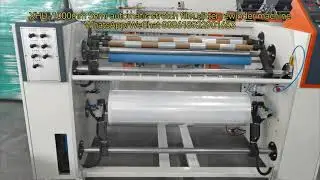 XHD-1000mm stretch film slitter rewinder machine; Stretch cling film slitting rewinding machine
