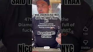 NICO SPEAKS ON TRAX NYC SITUATION #watches#traxnyc#shorts