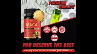 Maca Root Capsules for Men and Women | High Potency Extract |