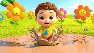 Cocomelon JJ Jumped in a Splashy Puddle | Kids Nursery Rhyme | Toddler Songs