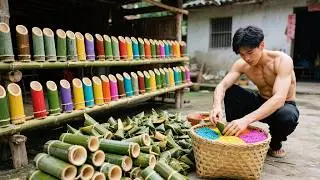 From Bamboo Grove to Festive Feast: Crafting Savory Salted Egg Zongzi With Natural Bamboo Aroma!