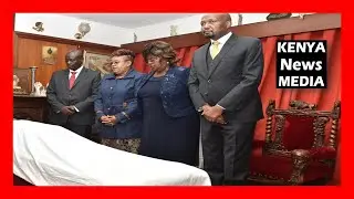 DP Gachagua arrival to view body of Field Marshal Mukami Kimathi at Lee Funeral