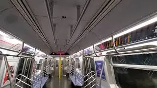 NYC Subway: R160B Siemens (F) train ride from Canal St - 57 St - 7 Ave (via Broadway)