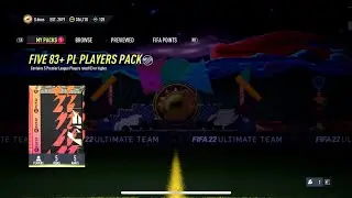 Fifa 22 5x83 premier league players pack