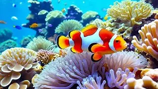 Stunning 4K Aquarium Video | Tropical Fish Tank, Coral Reef Colors & Relaxing Sleep Sounds