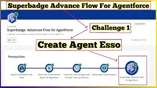 Create Agent Esso | Superbadge: Advanced Flow for Agentforce | Challenge 1