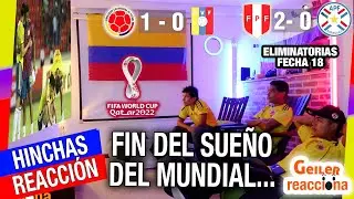 Venezuela 0-1 Colombia | Perú 2-0 Paraguay | QUEDAMOS SIN MUNDIAL |Reacción Eliminatorias Catar 2022