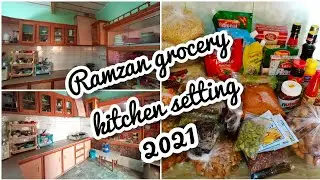 Ramdan Grocery Shopping 2021 | Kitchen Setting | Kitchen Organization | Ramadan | Shiz Adeel