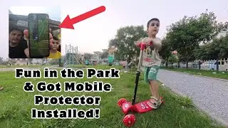 Fun in the Park & Got Mobile Protector Installed! 📱🌳 | Dad and Son Daily Outdoor Vlogs