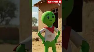 Green Stick Man Flood Rescue Story | Emotional Hero Saves People & Dogs #shorts #motivation #puppy