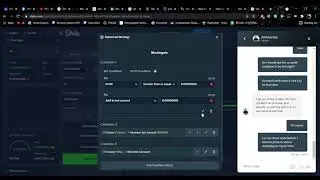 Stake.com Martingale On Profit Condition Problem/Bug