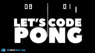 BORED so I started Coding Retro Game PONG