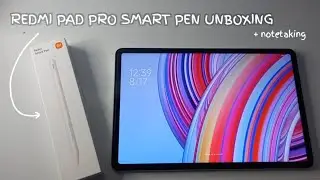 unboxing redmi pad pro smart pen ✨️🤍 note taking 🌸 #redmipadprosmartpen