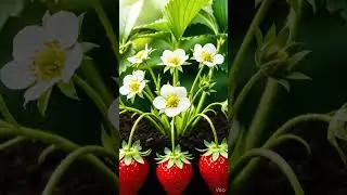 Strawberry 🍓 158 days Timelaps #seedtoplant #garden #timelapse #plants #shortsfeed