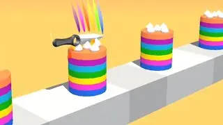 Slice it all-all levels Gameplay, B ASMR 999 Cutting (Levels 930-932)