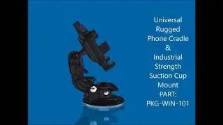 Havis Universal Rugged Phone Cradle & Industrial Strength Suction Cup Mount | Havis Inc.