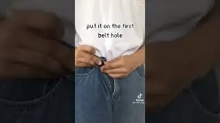 How To Properly Fix An Oversized Pants