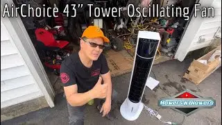 Air Choice Oscillating Evaporative Cooler 43&rdquo; Quiet Ice Water Air Conditioner Fan w/Remote Control