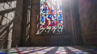 OpenAI Sora - Sunlit Stained Glass