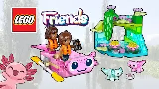 🦎 LEGO Friends Axolotl Adventure Boat Build! | Set 42681