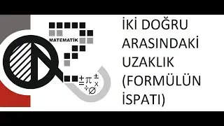 (İspat) Paralel Doğrular Arasındaki Uzaklık #ispat #analitik #geometri